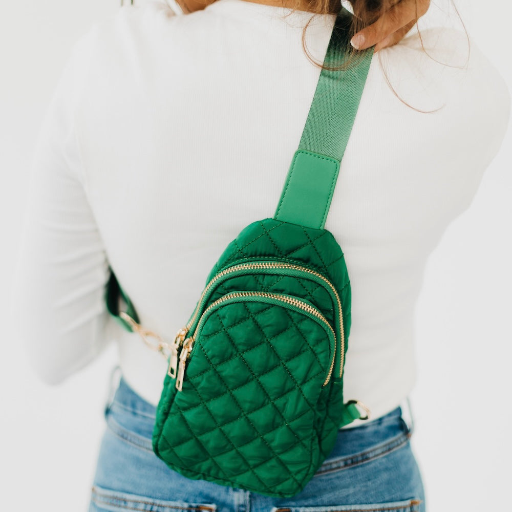 PINELOPE PUFFER SLING BAG