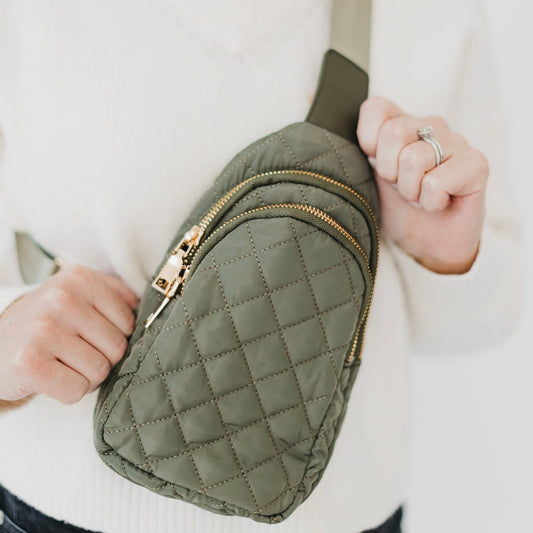 PINELOPE PUFFER SLING BAG