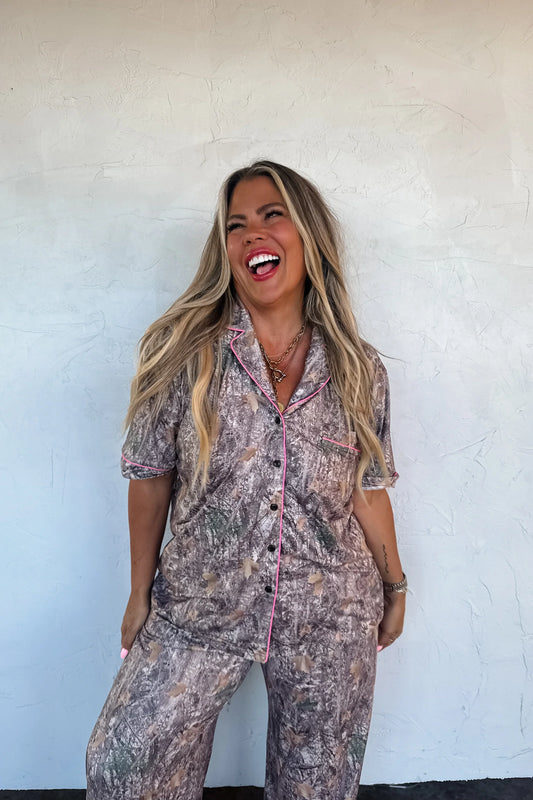Camo Cozy Luke Pajama Set