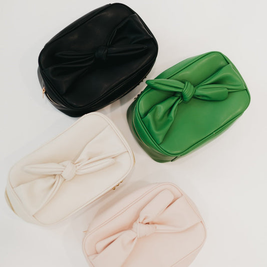 MADELYN BOW MAKEUP BAG