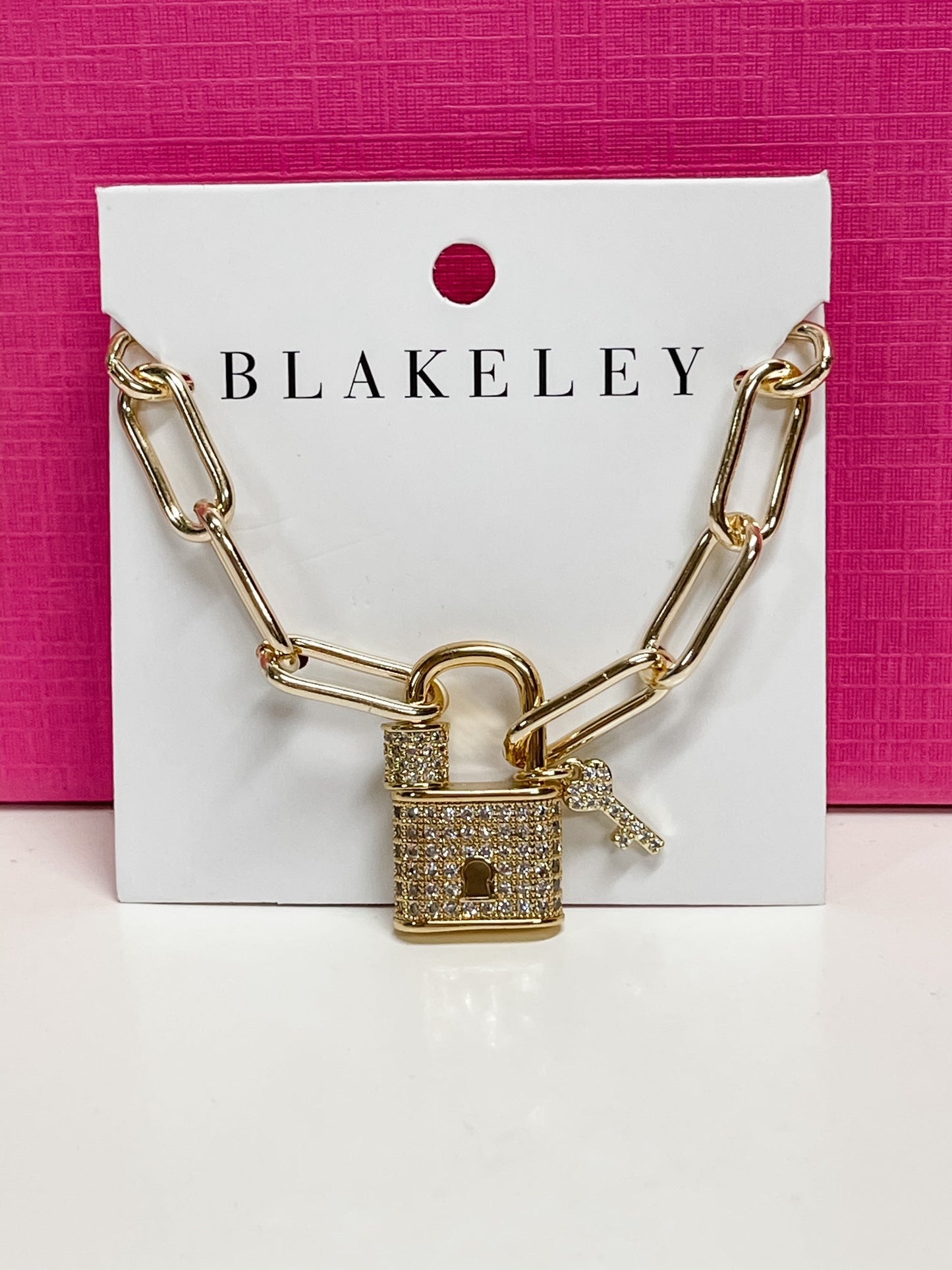 DEMI LOCK & KEY NECKLACE